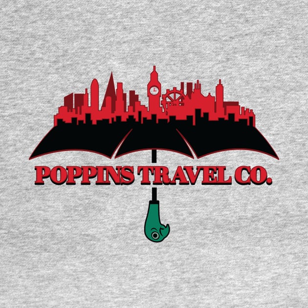 Poppins Travel Company by DeepDiveThreads